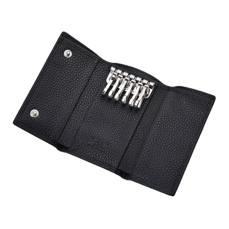 SEPTWOLVES Multifunction Cow Key Pouch Black