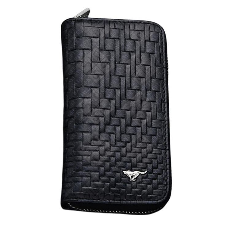 SEPTWOLVES Grain Cow Key Pouch Black
