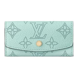 LOUIS VUITTON Mahina Key Pouch Mineral Blue