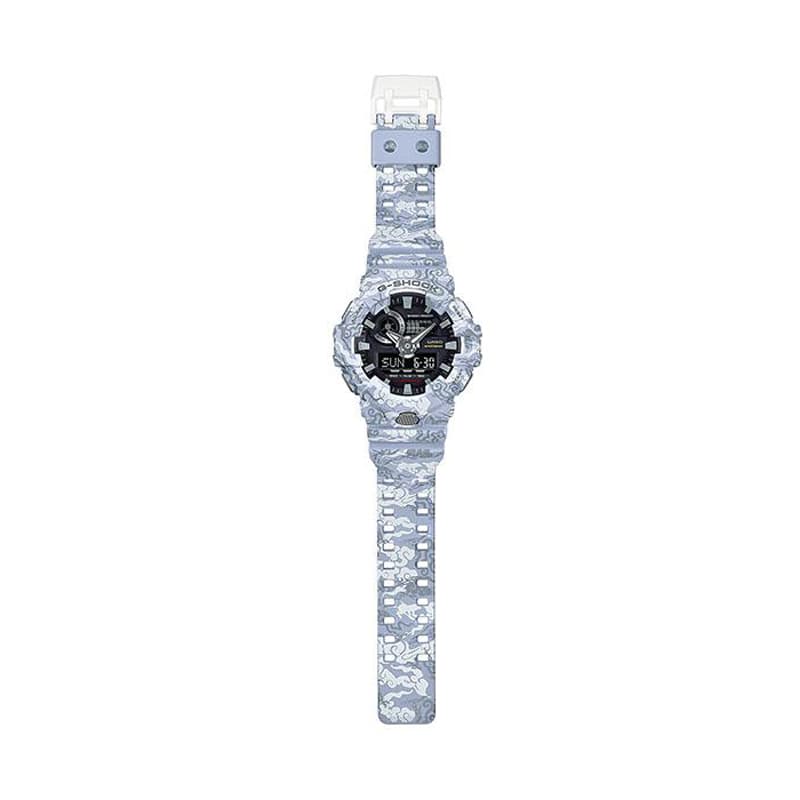 CASIO Men Liquid Crystal/Analog Dual Display Series Black Watch GA700CG7A