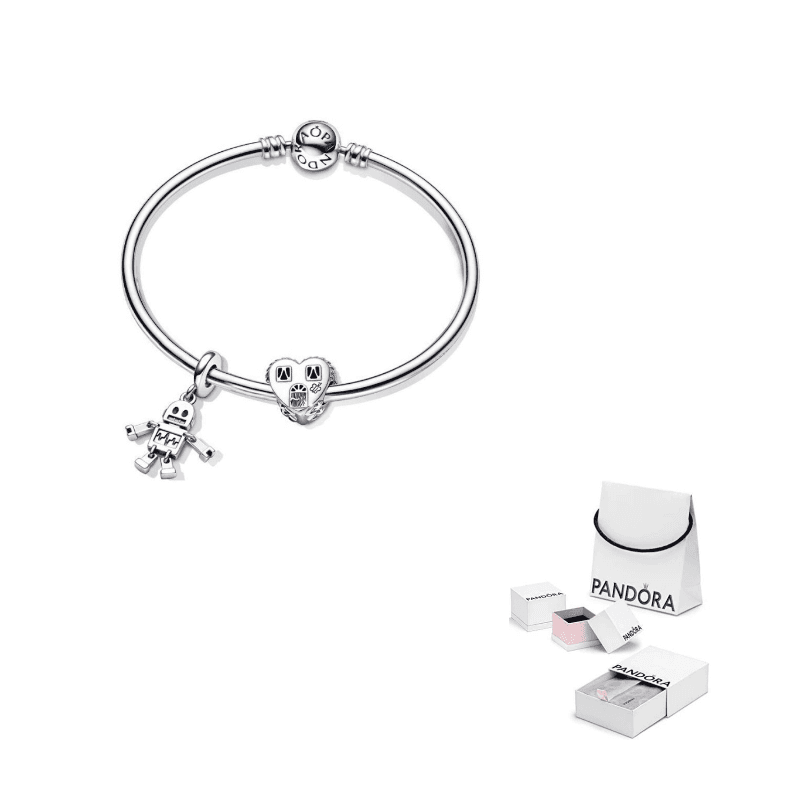 Pandora 925 Sterling Silver Bangles Silver