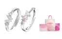 Bestie Couple Rings+"Little Love Thought" Box