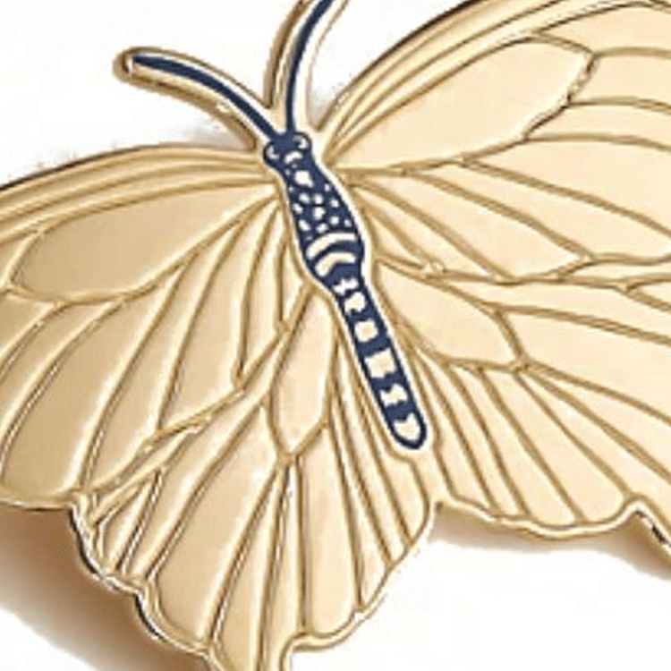 HERMES Lacquered Brass Accessories Gold