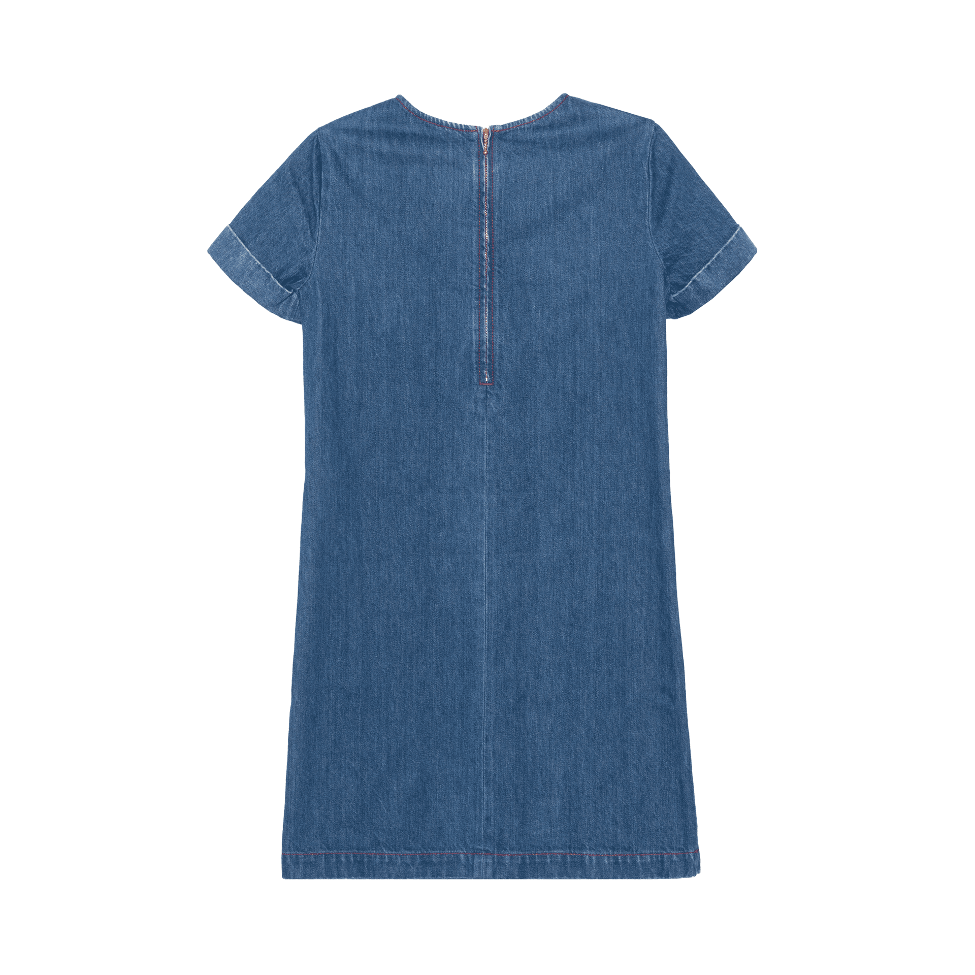 GUCCI SS22 Short Sleeved Dress Blue