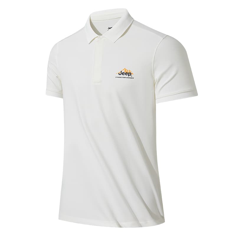 Jeep Polo Shirts Lapel Thin Straight Fit