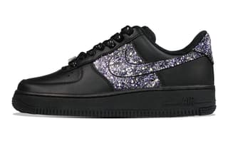 Nike Air Force 1 Black/Purple/Silver