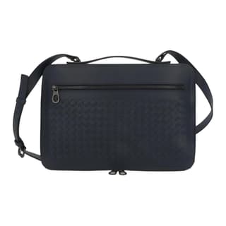 Bottega Veneta Laptop Bag Marine Blue