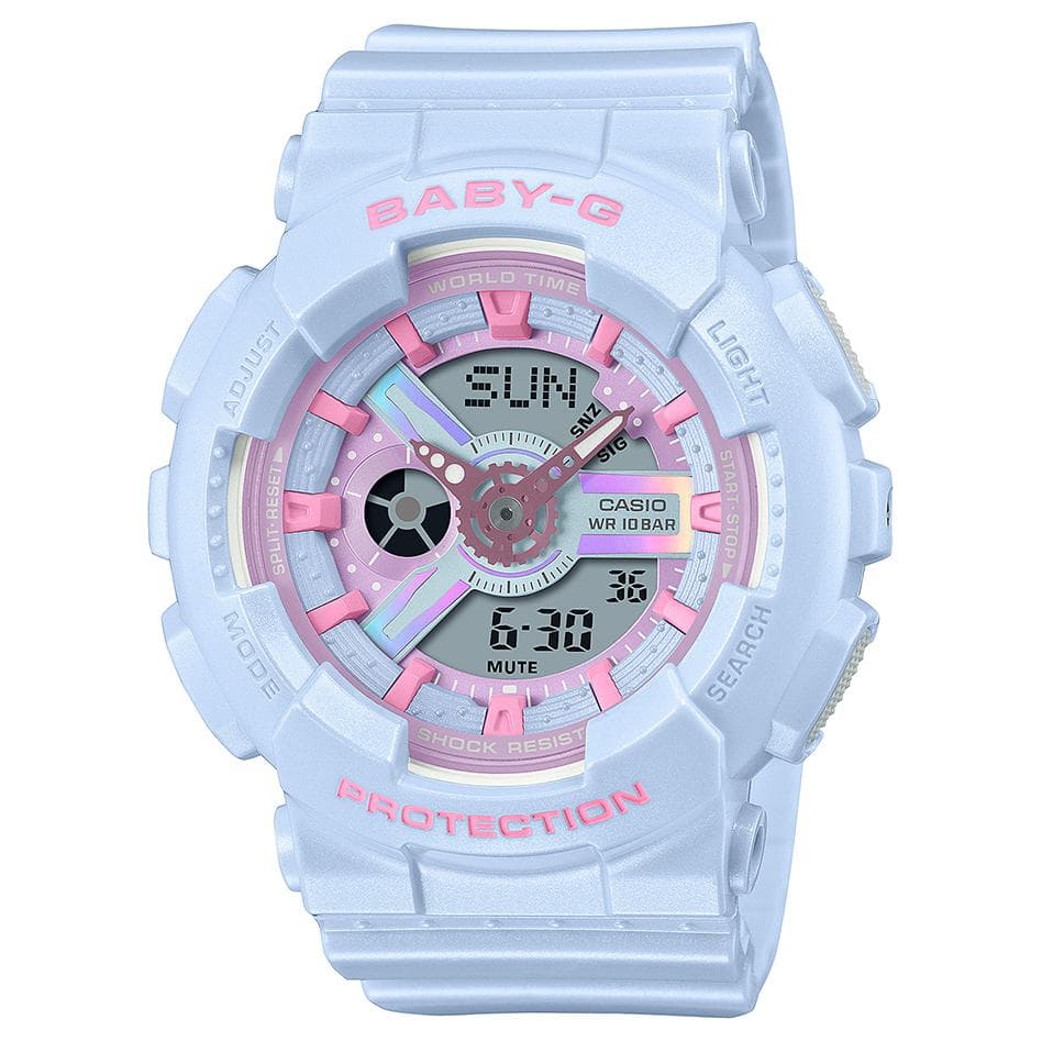 CASIO BABY G Quartz Movement Resin Strap Watch Watch Blue Dial