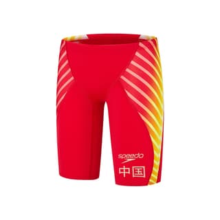 Speedo Five point Knee length Swimming Trunks Red