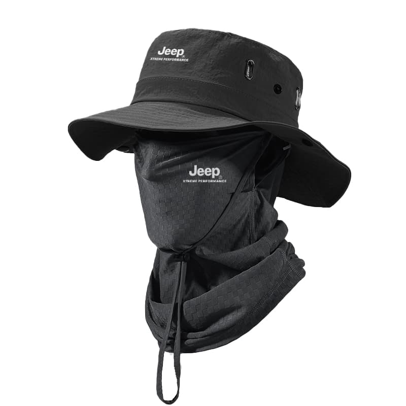 Black TwoPiece Set 2 (Hat+Face Masks)