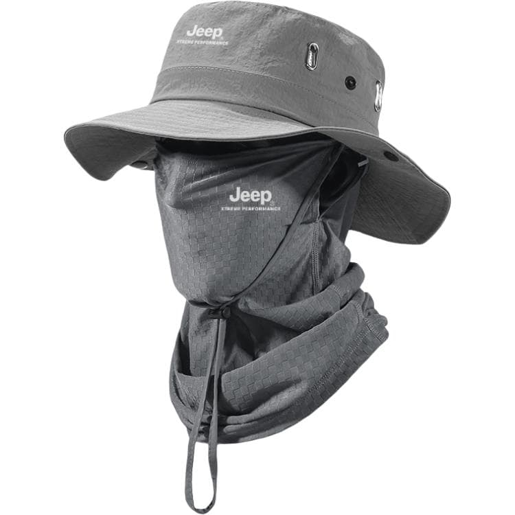 Gray TwoPiece Set 2 (Hat+Face Masks)