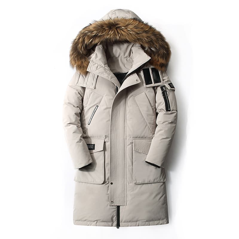 JEEP SPIRIT Down Jackets Detachable Hood Thickened Down Coat