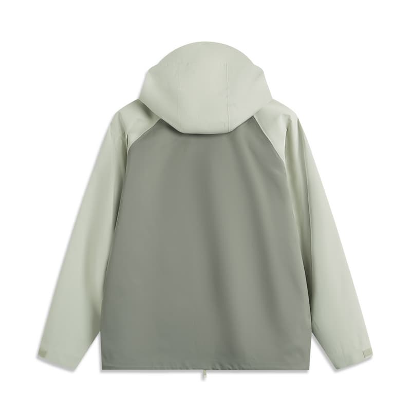 Li Ning Windbreaker Jacket Snail Smoky Green