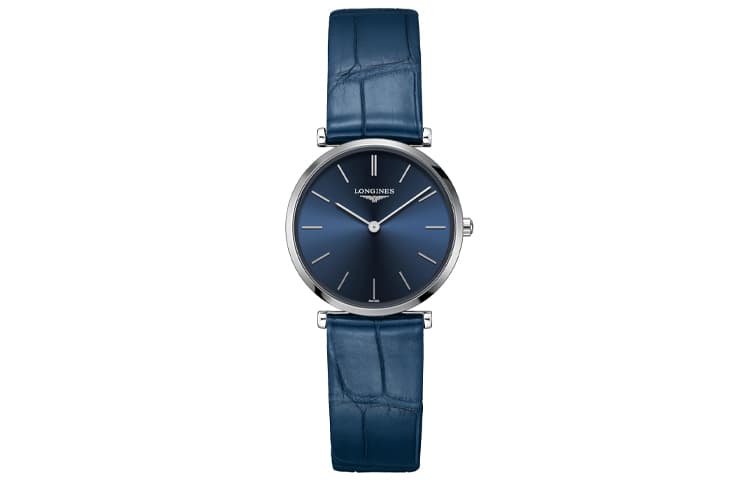 LONGINES Jialan Collection Quartz Movement Watch 29mm Blue Dial Stainless Steel Case