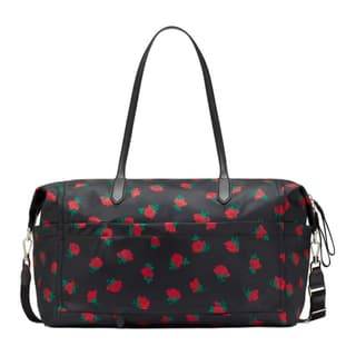 Kate Spade Recycled Polyester Handbag, Shoulder Bag, Crossbody Bag, Travel Bag Black Multicolor