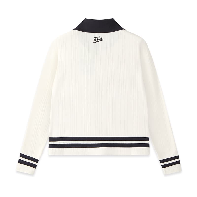 FILA FUSION Polo Shirt Cloud White