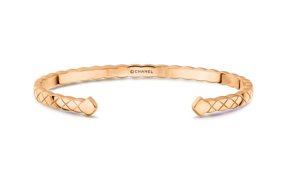 CHANEL CoCo Crush 18K Gold Bangles Rose Gold Rose Gold