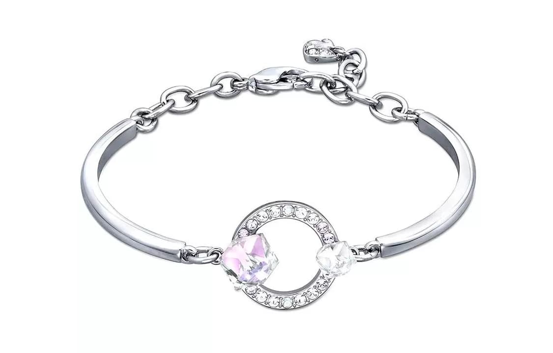 Swarovski Crystal Bangles Silver