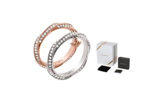EMPORIO ARMANI Stainless Steel Rings Rose Gold