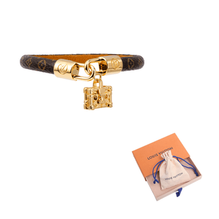 LOUIS VUITTON Petite Malle Charm Bracelet