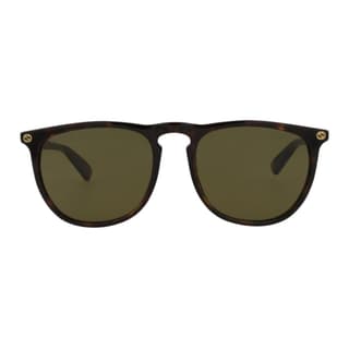 GUCCI Oval Sunglasses Tortoiseshell