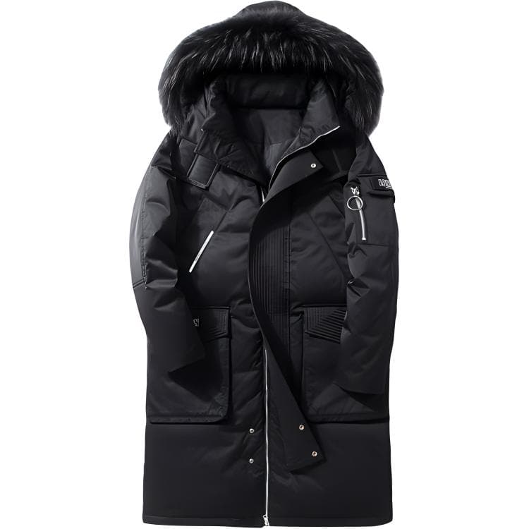 JEEP SPIRIT Down Jackets Detachable Hood Thickened Down Coat