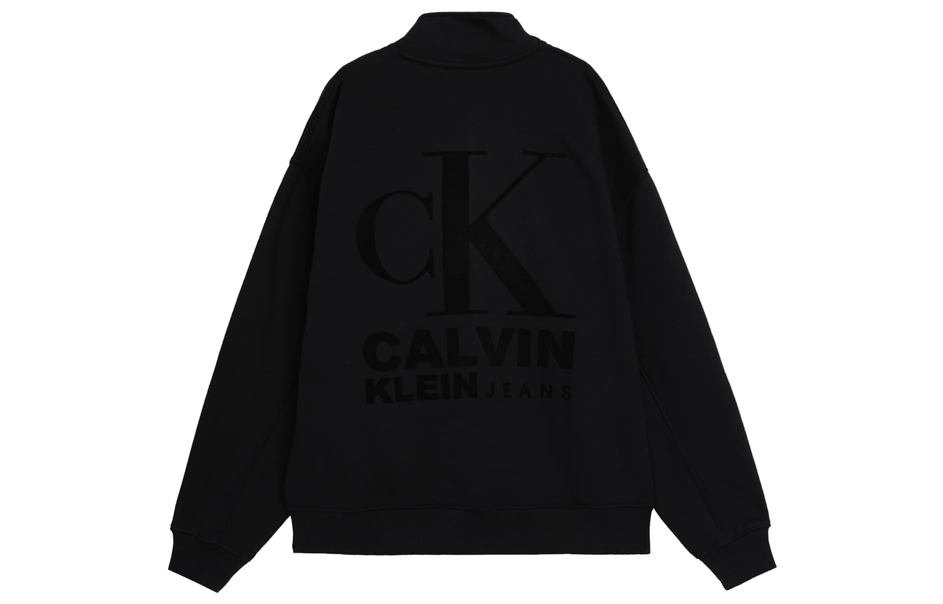 Calvin Klein Logoflocked Halfzip Sweatshirt