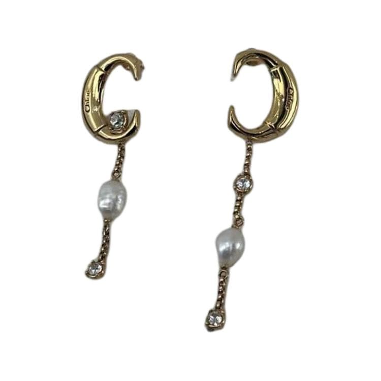 Chloé Applique Earrings Gold
