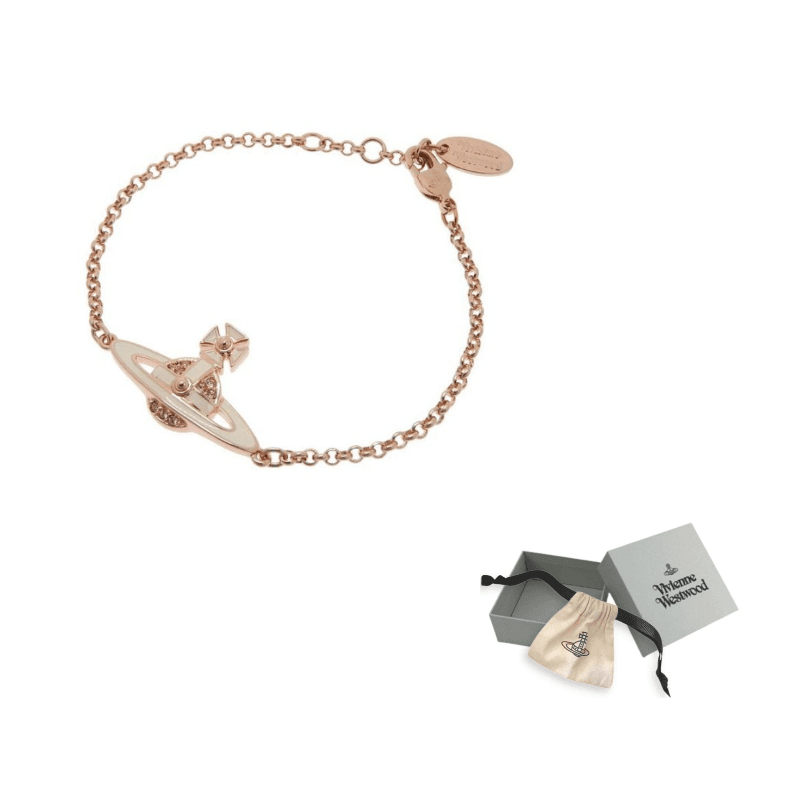 Vivienne Westwood Metal Bracelets Beige/Rose Gold