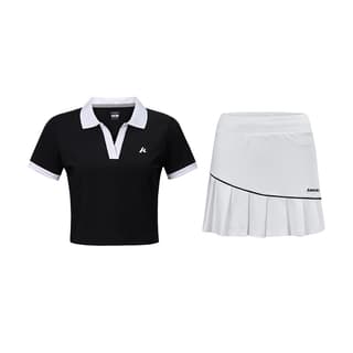 Kawasaki Skirt Set 2 Pack Black White
