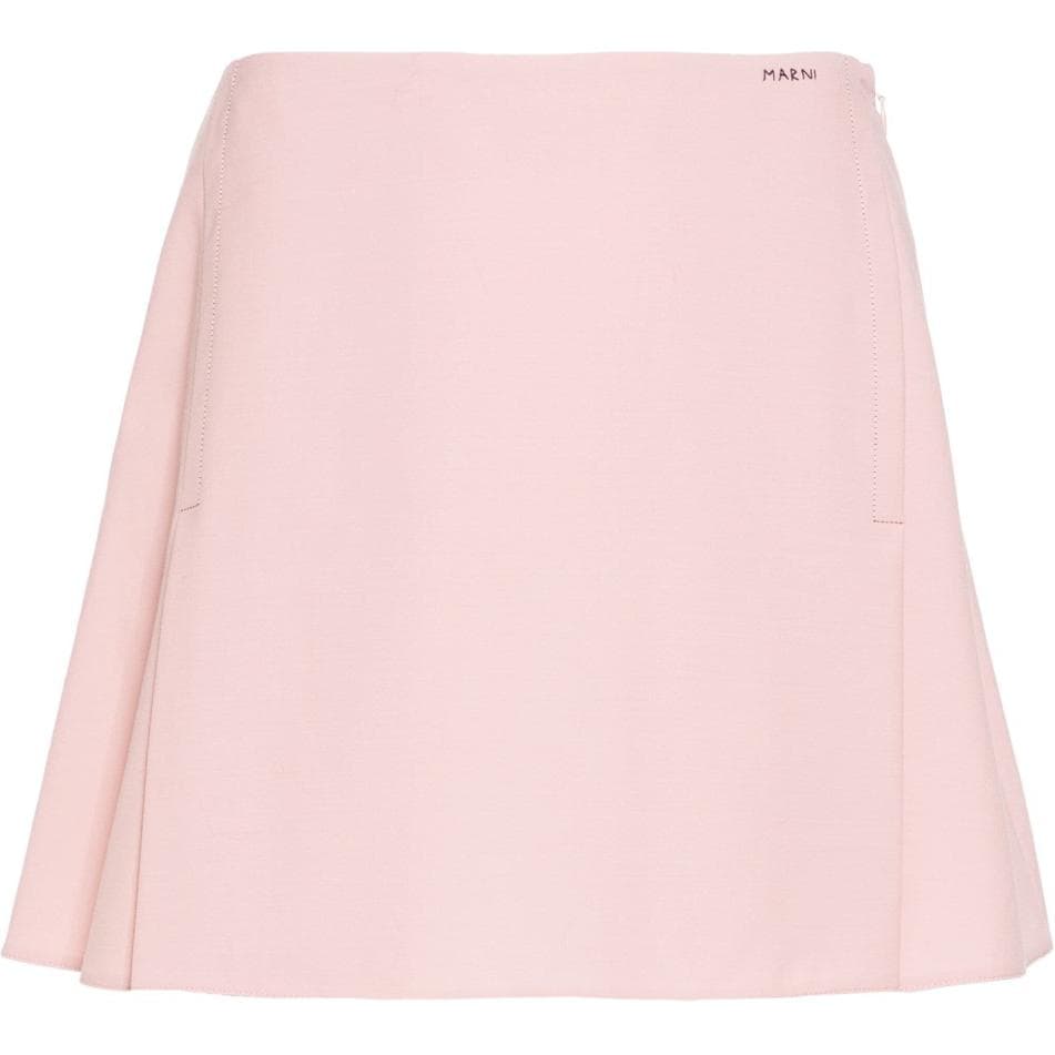 MARNI Logo Embroidered Mini Skirt