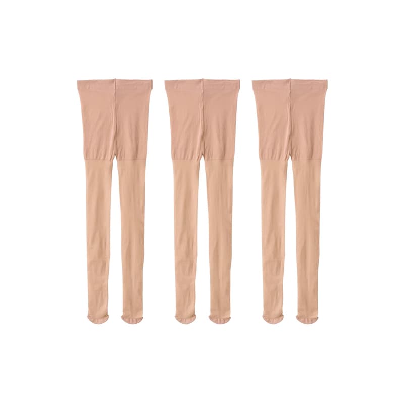MUJI Pantyhose Transparent Beige