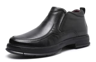 TRUMPPIPE Cow Fleece Lined Thermal, Classic Ankle Black