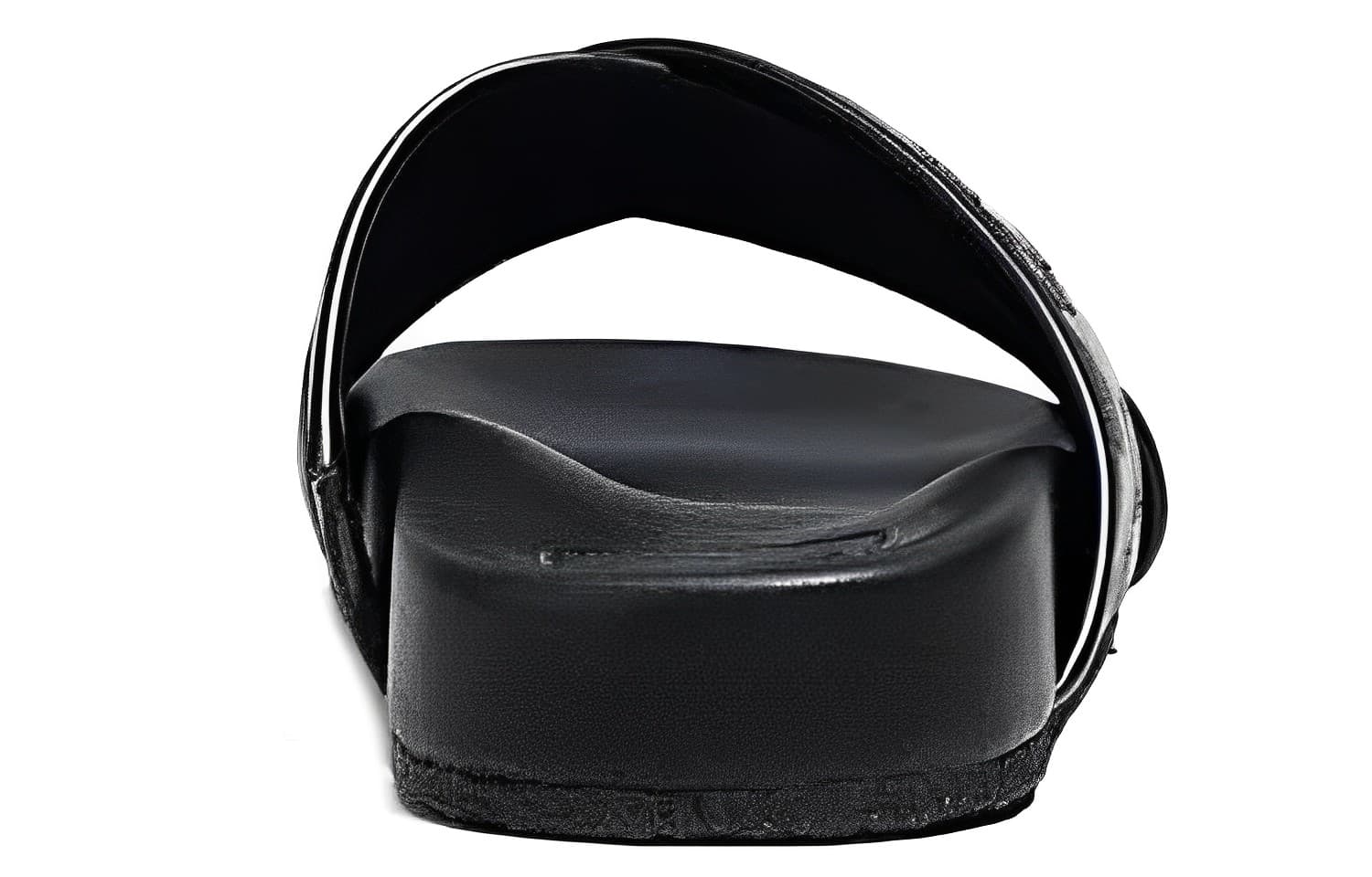 COACH Slide Slippers Gray Black