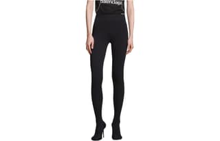 Balenciaga FW23 Pantyhose, Slim Fit Black