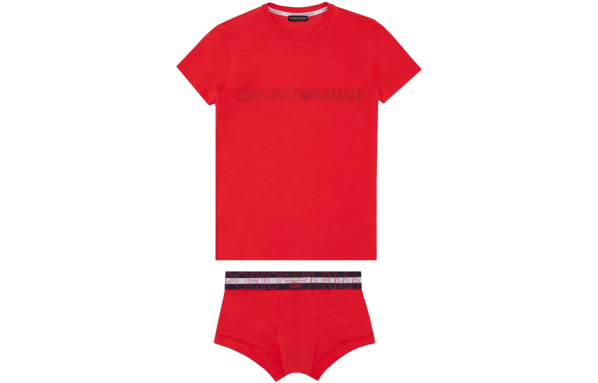EMPORIO ARMANI Sets Set (Red Top+Red Underpants)