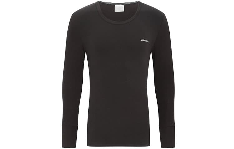 Calvin Klein Thermal Tops Black