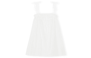 GANNI Broderie Anglaise Strap Dress