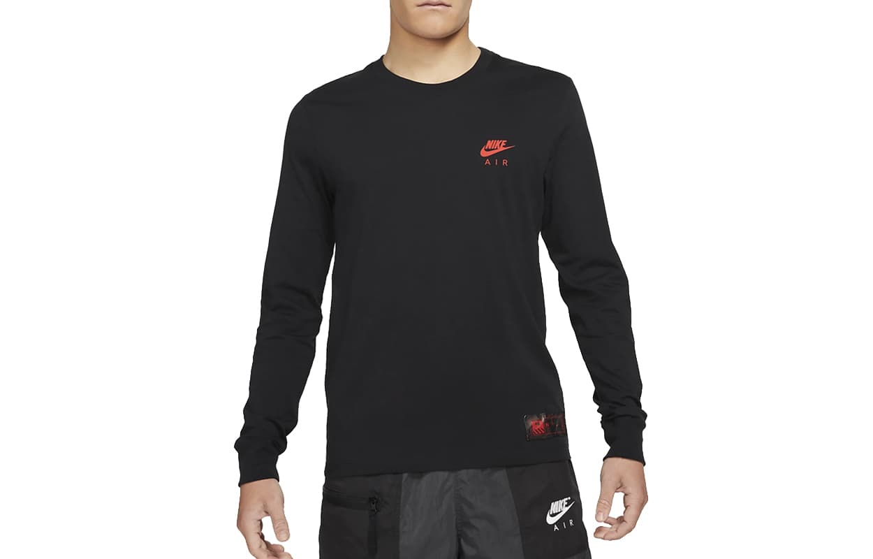 Nike TShirts Black Crew Neck Moderate Straight Fit