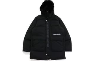 A BATHING APE Loose Fit Long Down Coat