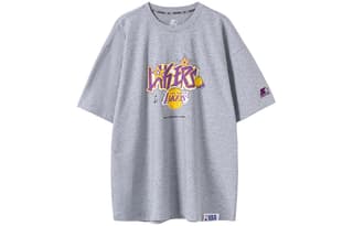 STARTER x NBA T Shirt Light Gray
