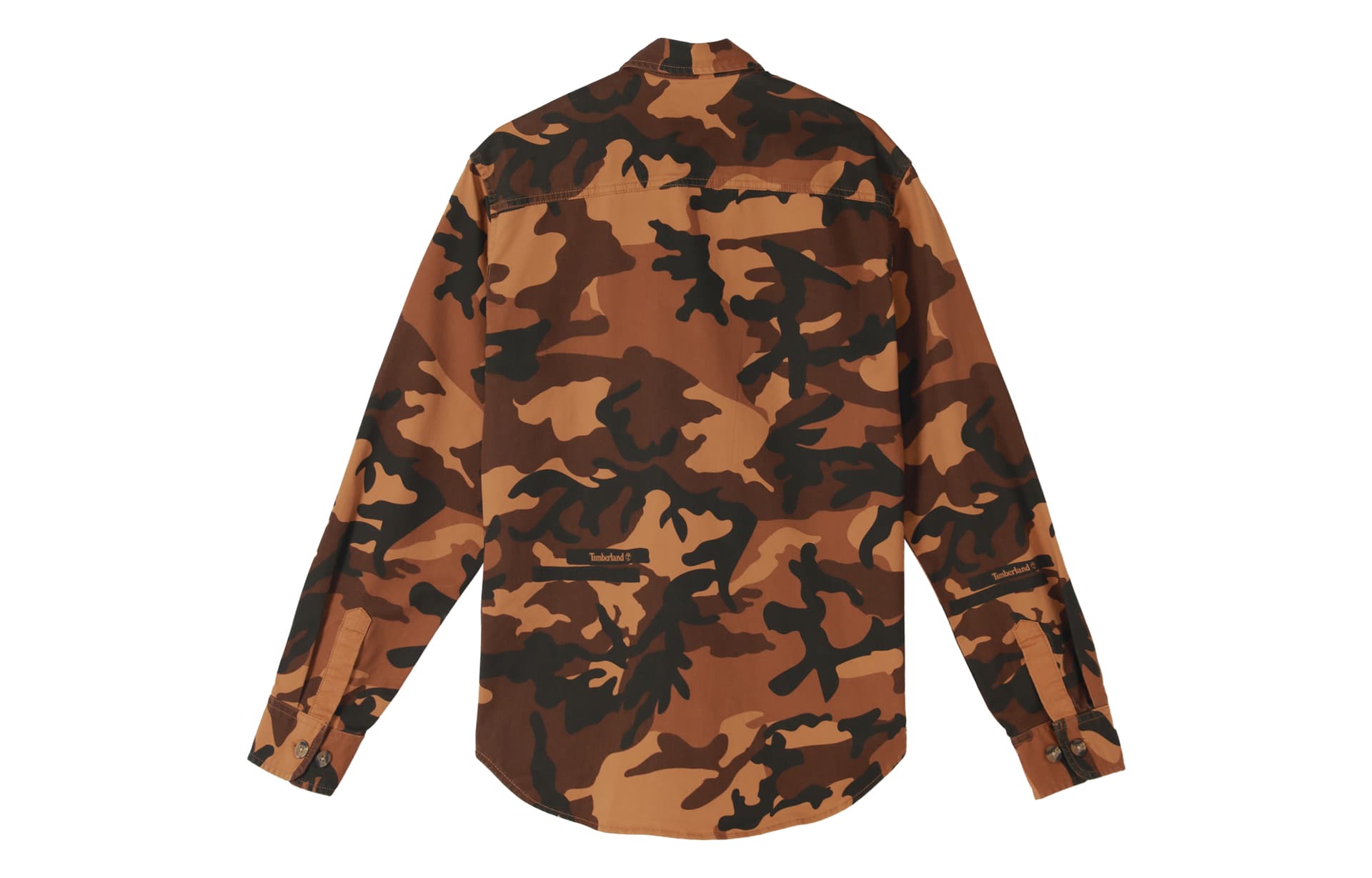 Timberland Shirt Yellow Camouflage