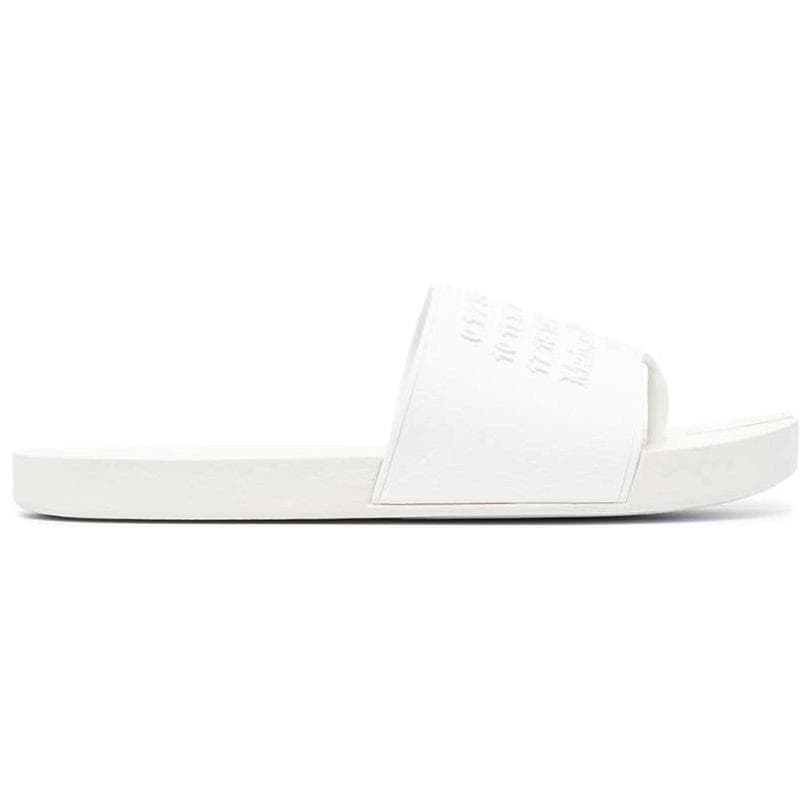 Maison Margiela Tabi Slide Slippers White