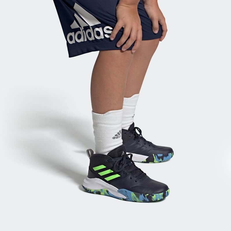 Adidas Own The Game J Wide 'Legend Ink Signal Green'