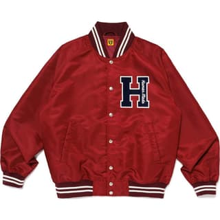 Human Made varsity Hlogo bomber jacket