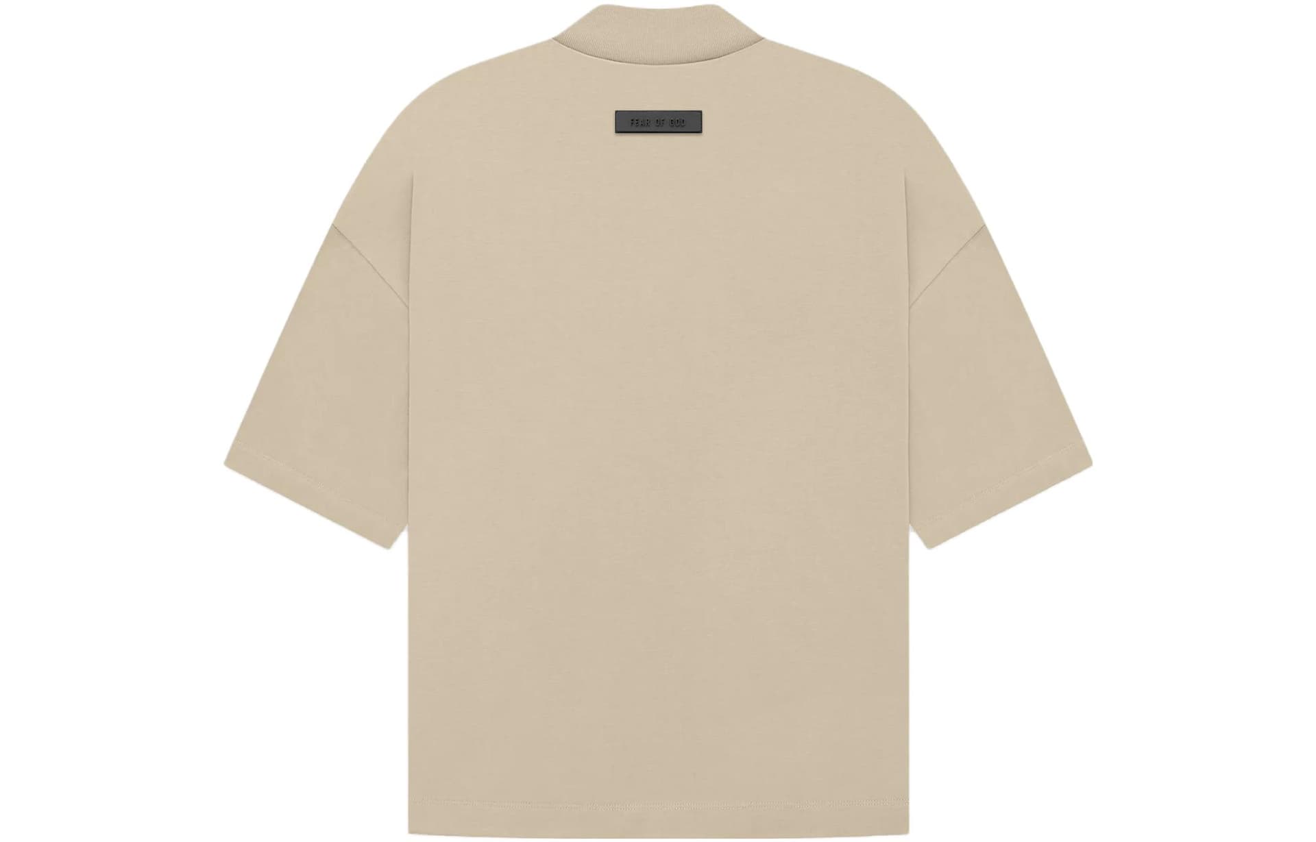 Fear Of God Essentials T Shirt Essentials Tee Dusty Beige Gray Kids'