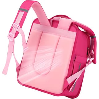 Disney Polyester Student Bag Rose Red