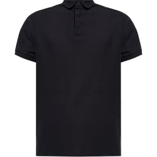 EMPORIO ARMANI Logo Embroidered Short Sleeved Polo Shirt