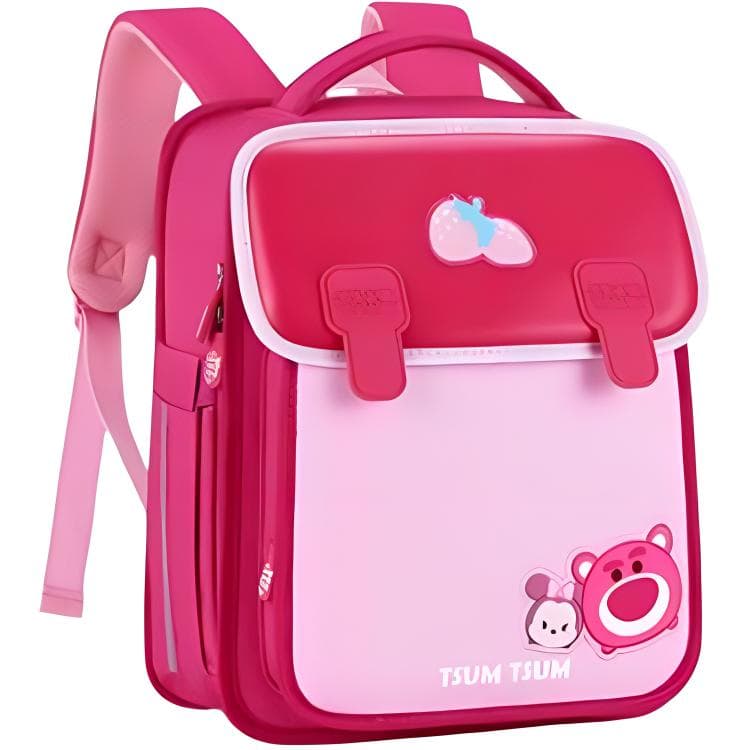 Disney Polyester Student Bag Rose Red