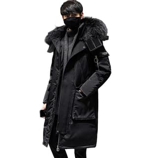 JEEP SPIRIT Down Jackets Detachable Hood Thickened Down Coat